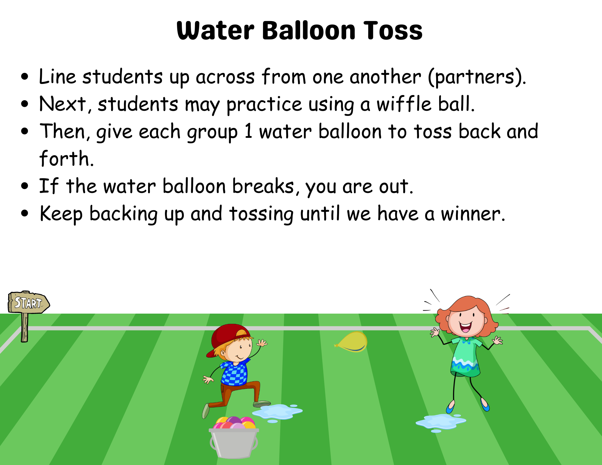 Water Balloon Toss